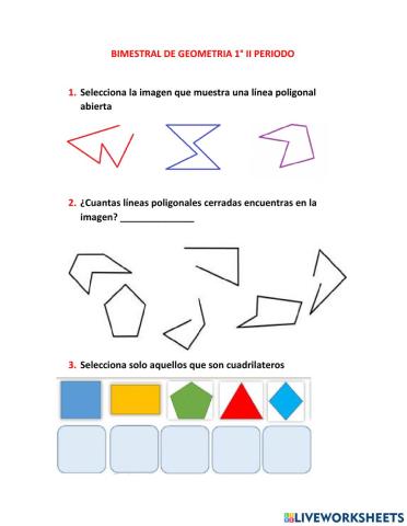 Bimesrtal geometria 1- ii periodo