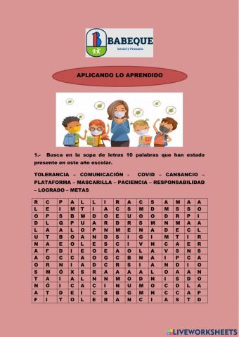 Aplicando lo aprendido