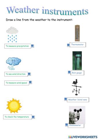 Weather measure instruments