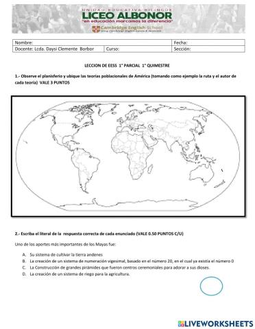 LECCIÓN  noveno 1 P 1 Q