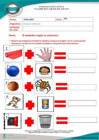 Sustantivos compuestos