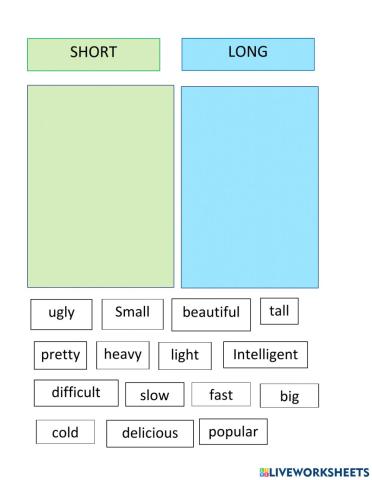 Comparative adjectives