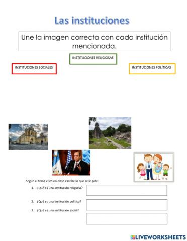 Las instituciones