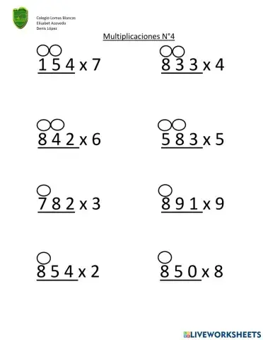 Multiplicaciones