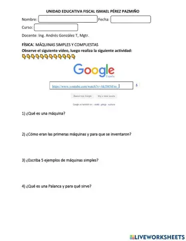 Maquinas simples y compuestas