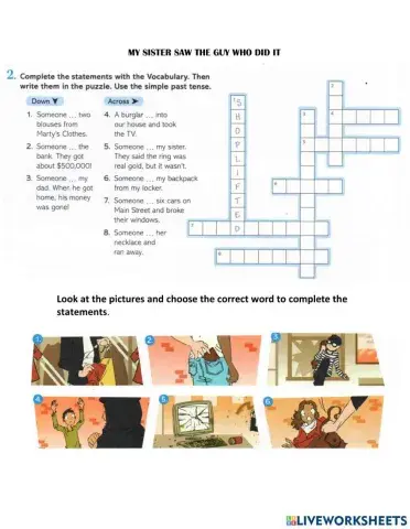 Relative clauses with who or that.