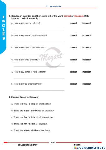 Unidad 4 - inglés 2°