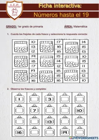Números hasta el 19
