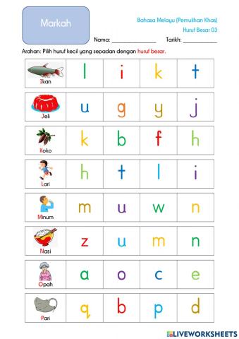 Huruf Besar - Huruf Kecil 02