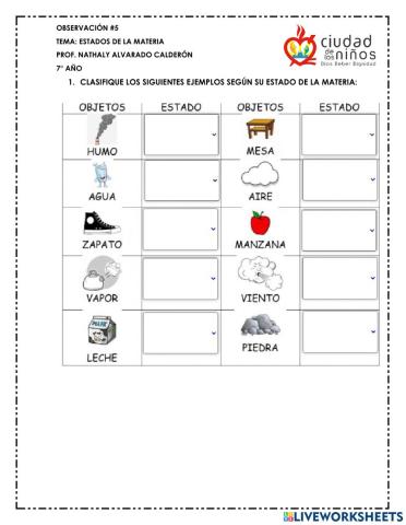 Estados de la materia