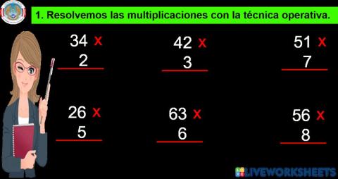 Técnica operativa de la multiplicación
