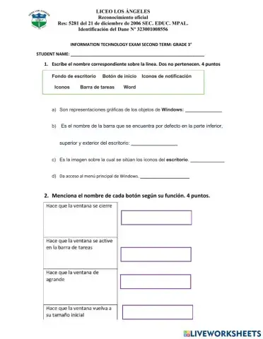 Information technology test