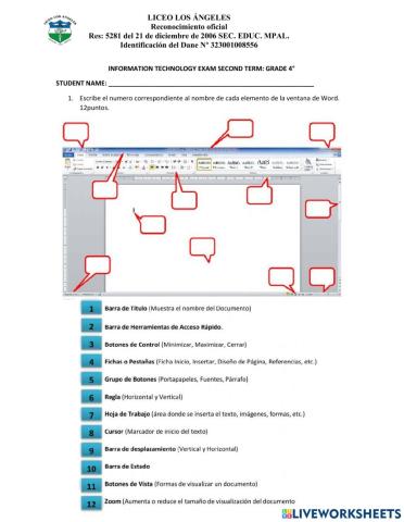 Examen de informatica