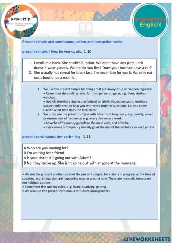 Unit 1A, intermediate (part 2)