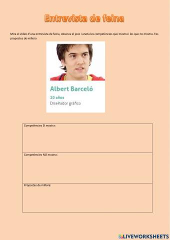 Entrevista feina