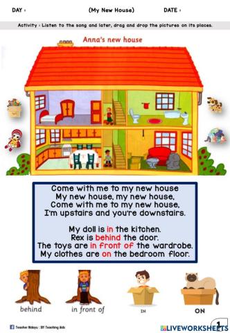 Get Smart Plus 3 (Module 5) : My New House (Drag and Drop)