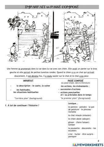 PASSÉ COMPOSÉ ET IMPARFAIT | 2º CURSO NIVEL BÁSICO DE FRANCÉS
