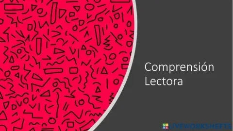 Comprensión de textos