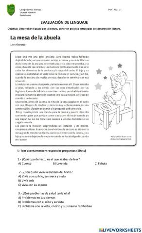 Comprensión lectora