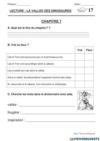 Chapitre 7.1.-La vallée des dinosaures