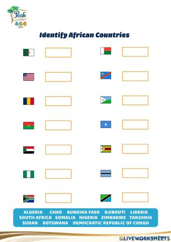 Identify African Countries