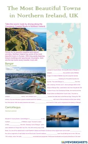 The Most Beautiful Towns in Northern Ireland, UK
