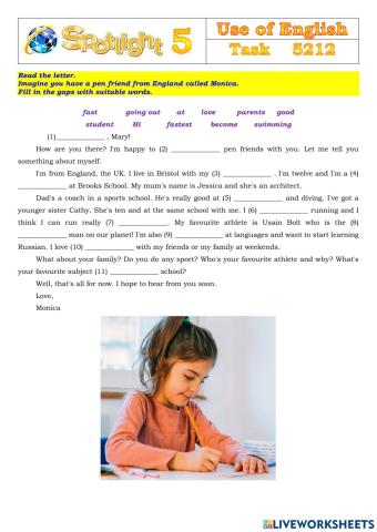 Spotlight 5 Task 5212