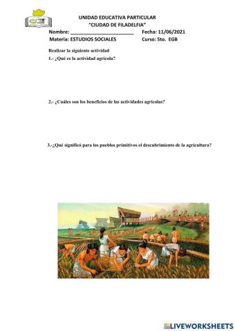 Sociedades agrícolas aborígenes