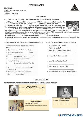 PRACTICAL WORK - 4th - EEMPA