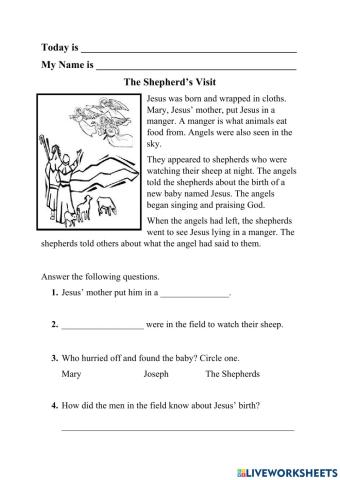 The Shepherds Visit - IDU