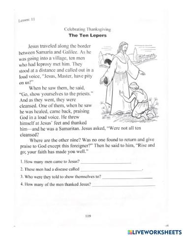 The Ten Lepers - IDU