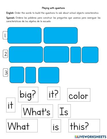 Playing with questions