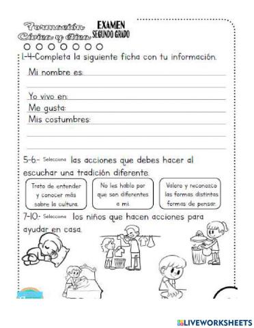 Examen 3er trimestre