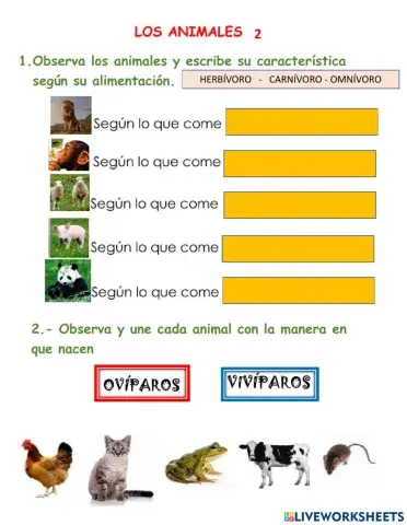 Los animales 2