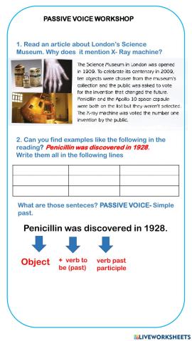 Passive voice workshop