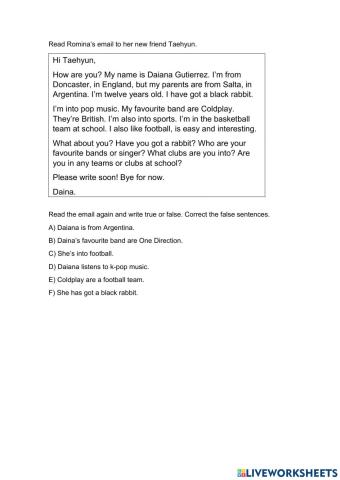 Preparatory - Exercises