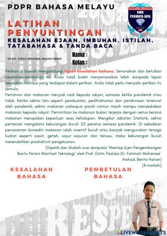 Bm kesalahan bahasa