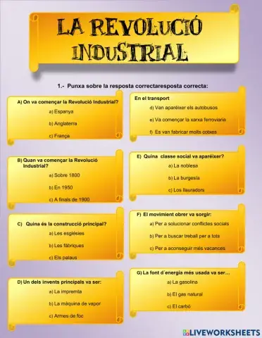 La revolució industrial