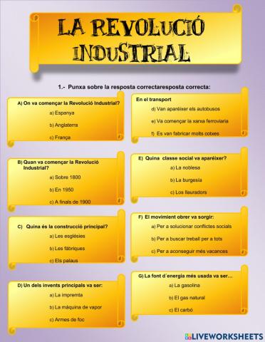 La revolució industrial