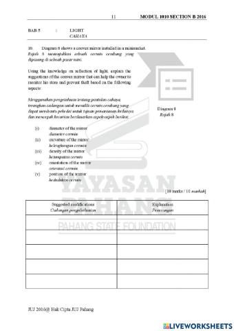 T4-Bhgn C B6-Cahaya & Optik (JUJ 2016)