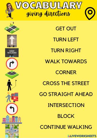 Giving directions