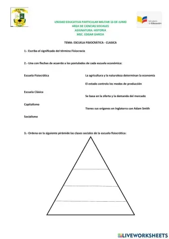 Escuela Fisiocrática