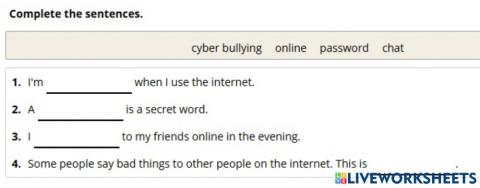 Be safe online