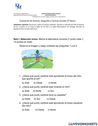 Evaluación Unidad 1