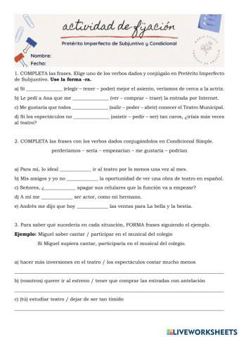 Actividad de Fijación