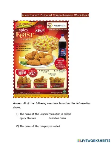 Advertisement Comprehension