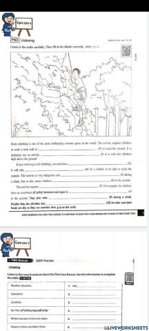 EXTREME SITUATIONS (LISTENING)