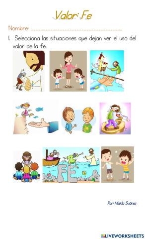 Valor de la fe