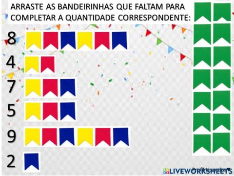 Bandeirinhas da Festa Junina