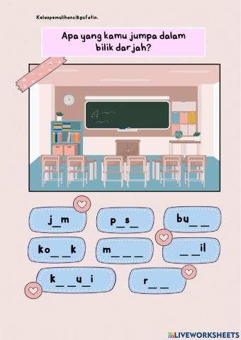 Lengkapkan Perkataan